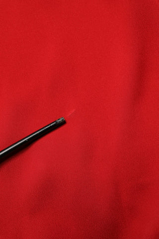 Rotes Korsett Mieder Drapiertes Langes Abendkleid