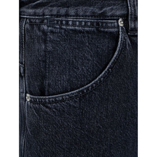 Jeans de algodón negro