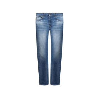 Blue Cotton Jeans Denim