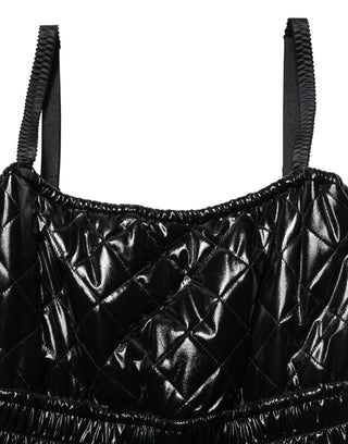 Ärmelloser schwarzer Overall/Jumpsuit/Einteiler