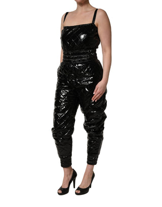 Ärmelloser schwarzer Overall/Jumpsuit/Einteiler