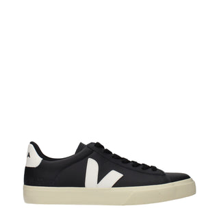 Zapatillas bajas de cuero negras