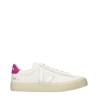 Zapatillas bajas de cuero blancas