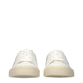 Zapatillas bajas de cuero blancas