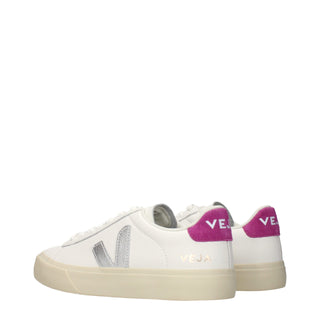 Zapatillas bajas de cuero blancas