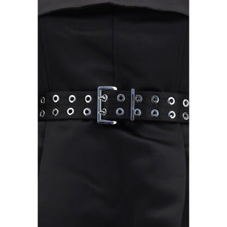 Black Polyester Casual Dress