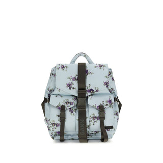 Blue Polyester Backpack