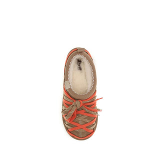 Sandalias multicolor de ante con tiras