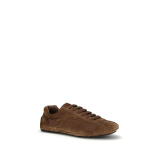 Zapatillas bajas marrones de piel de becerro Bos Taurus