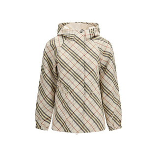 Beige Polyester Shell Jacket