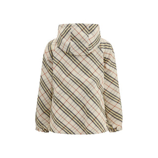 Beige Polyester Shell Jacket