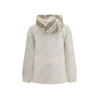 Beige Polyester Shell Jacket