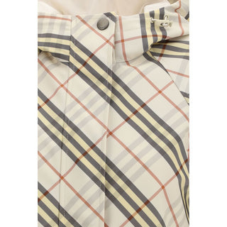 Beige Polyester Shell Jacket