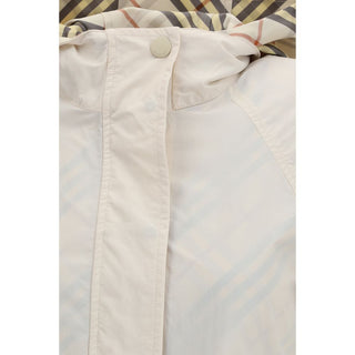 Beige Polyester Shell Jacket