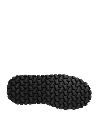 Botas de nieve negras con cordones y logo estampado