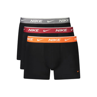 Ropa interior negra de algodón para hombre