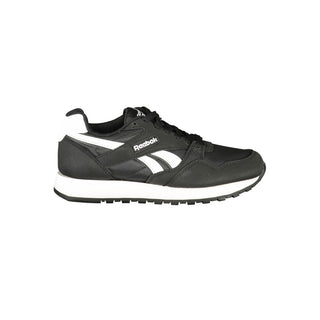 Black Polyester Womens Sneaker