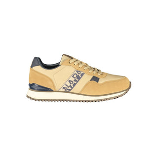 Zapatillas marrones de tela para hombre
