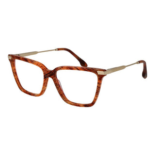Gafas de metal y plástico naranja (monturas)