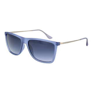 Blue Stainless Steel Sunglasses
