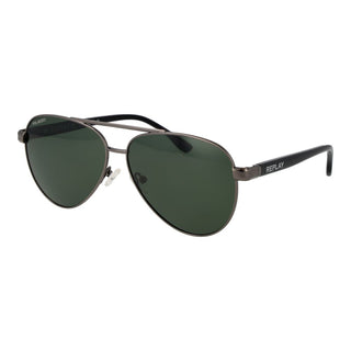Gray Metal Sunglasses