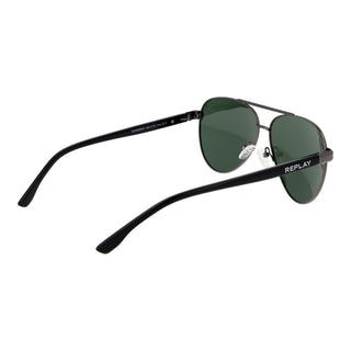 Gray Metal Sunglasses