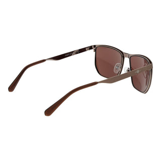 Brown Metal Sunglasses