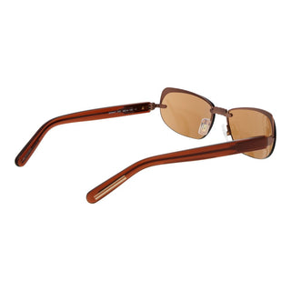 Gafas de sol marrones de metal