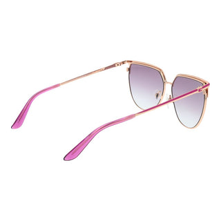 Gafas de sol de metal color oro rosa