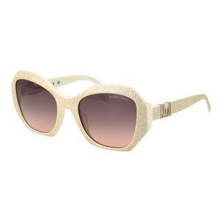Gafas de sol beige de plástico