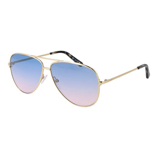 Gafas de sol de metal doradas