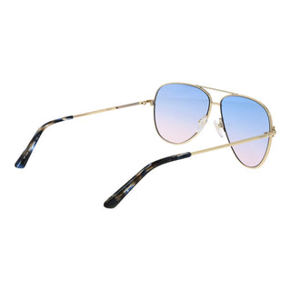 Gafas de sol de metal doradas