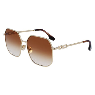 Gafas de sol de metal doradas