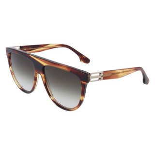 Gafas de sol marrones de plástico
