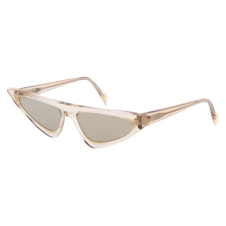 Gafas de sol beige de acetato