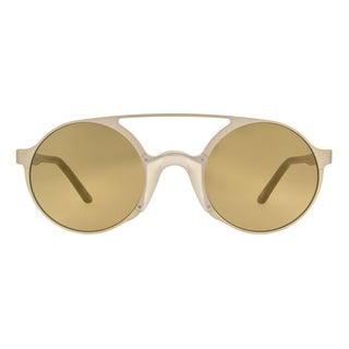 Gafas de sol de metal doradas