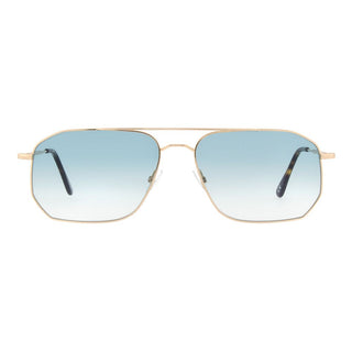 Gafas de sol de metal doradas