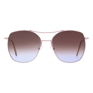 Rose Gold Metal Sunglasses