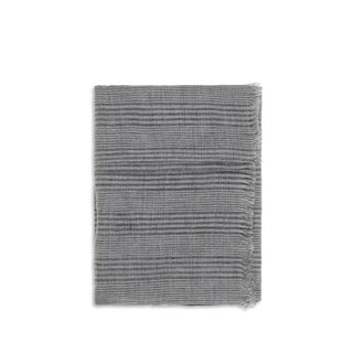 Bufanda gris de lino