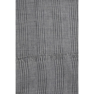Bufanda gris de lino