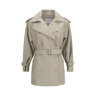 Gabardina beige de algodón