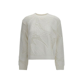 Sudadera blanca de algodón