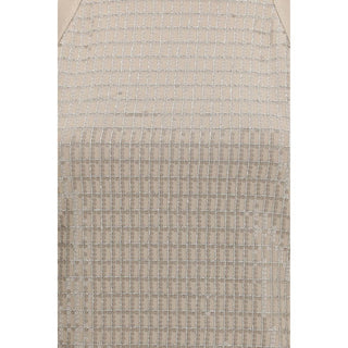 Beige Cotton Sleeveles T-Shirt