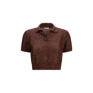 Camisa burdeos de lino con estampado