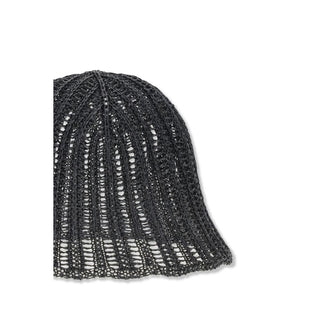 Black Polyamide Bucket Hat