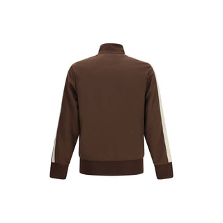 Chaqueta con caparazón de poliéster marrón