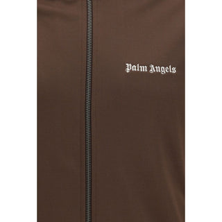 Chaqueta con caparazón de poliéster marrón