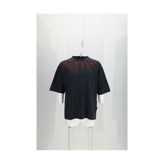Camiseta de algodón negro