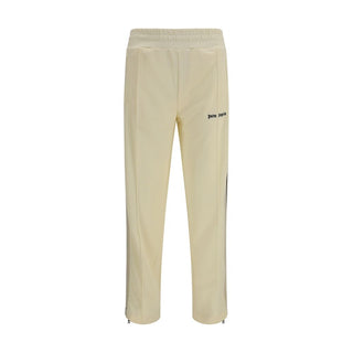 Beige Polyester Athletic Pants