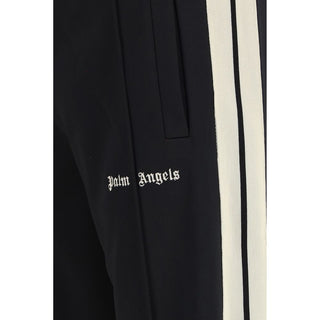 Black Polyester Athletic Pants